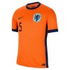 Original Fußballtrikot Niederlande Ake 5 Heimtrikot EURO 2024 Für Herren